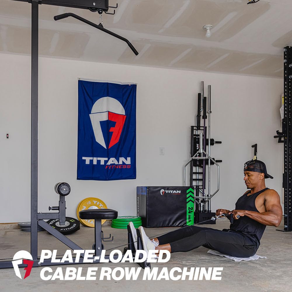 Amazon.co.jp: Titan Fitness プレート搭載LATタワー 定格400